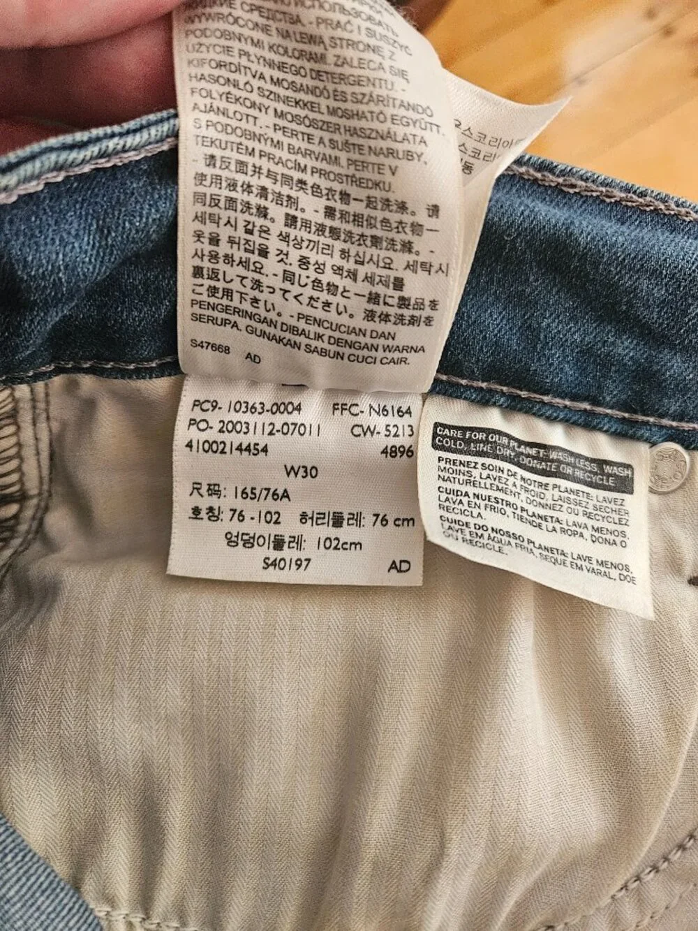 Levi's Denim Mini Skirt Size 30